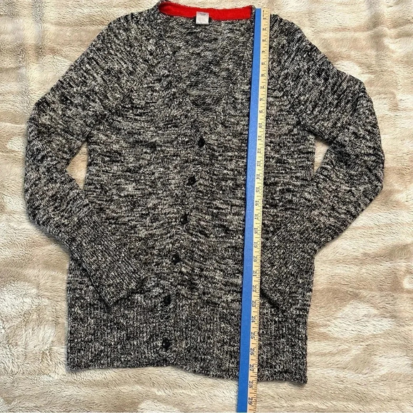 J Crew V Neck Merino Wool Blend Marled Melange Long Sleeve Cardigan M(I9 - Picture 5 of 9